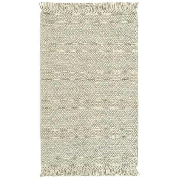 Dakota Fields Mara Handmade Flatweave Wool Ivory Rug Wayfair